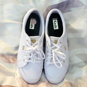 Like new leather Keds